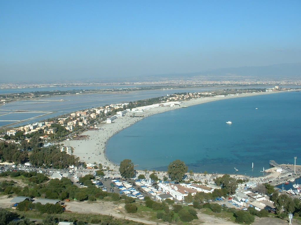 Spiaggia Poetto - Cagliari - Golfo degli Angeli - Sardegna
